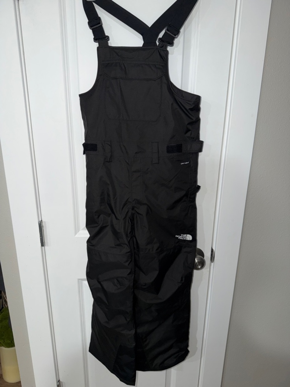 The North Face Teen/Adolescent Black Bib Snow Pants Overalls